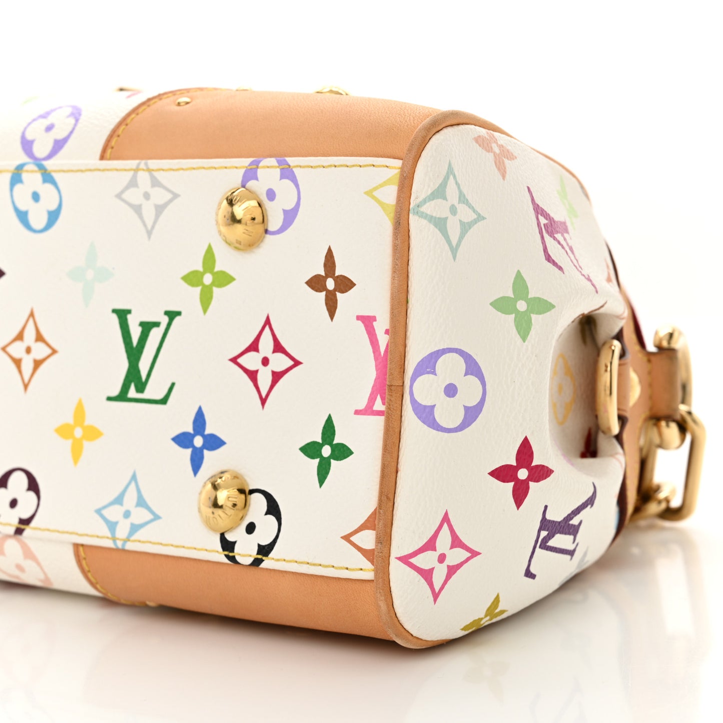 Monogram Multicolor Beverly MM White