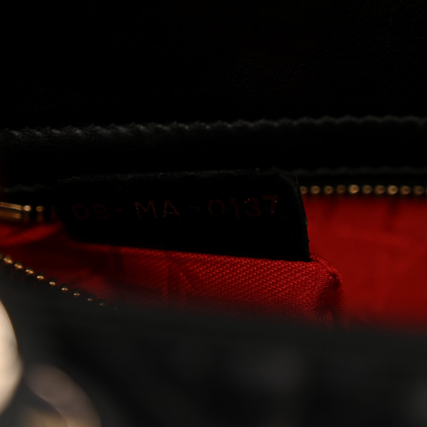 Lambskin Cannage Small Lucky Badges My Lady Dior Black