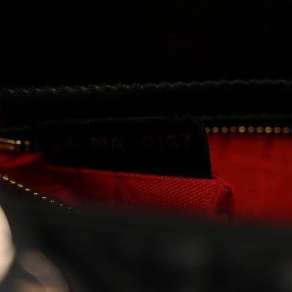 Christian Dior Lambskin Cannage Small Lucky Badges My Lady Dior Black 7 of 14