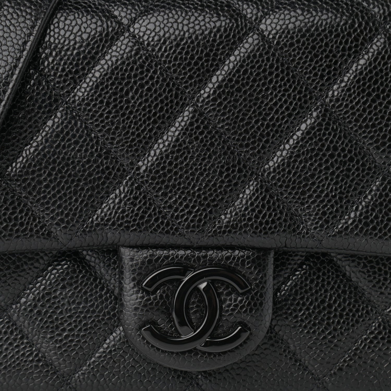 Chanel Caviar Quilted Incognito Mini Square Flap Black 8 of 11