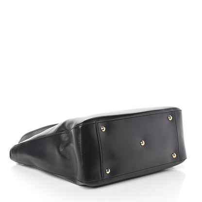 Fendi Vitello Glacier Medium FF Tote Black 3 of 8