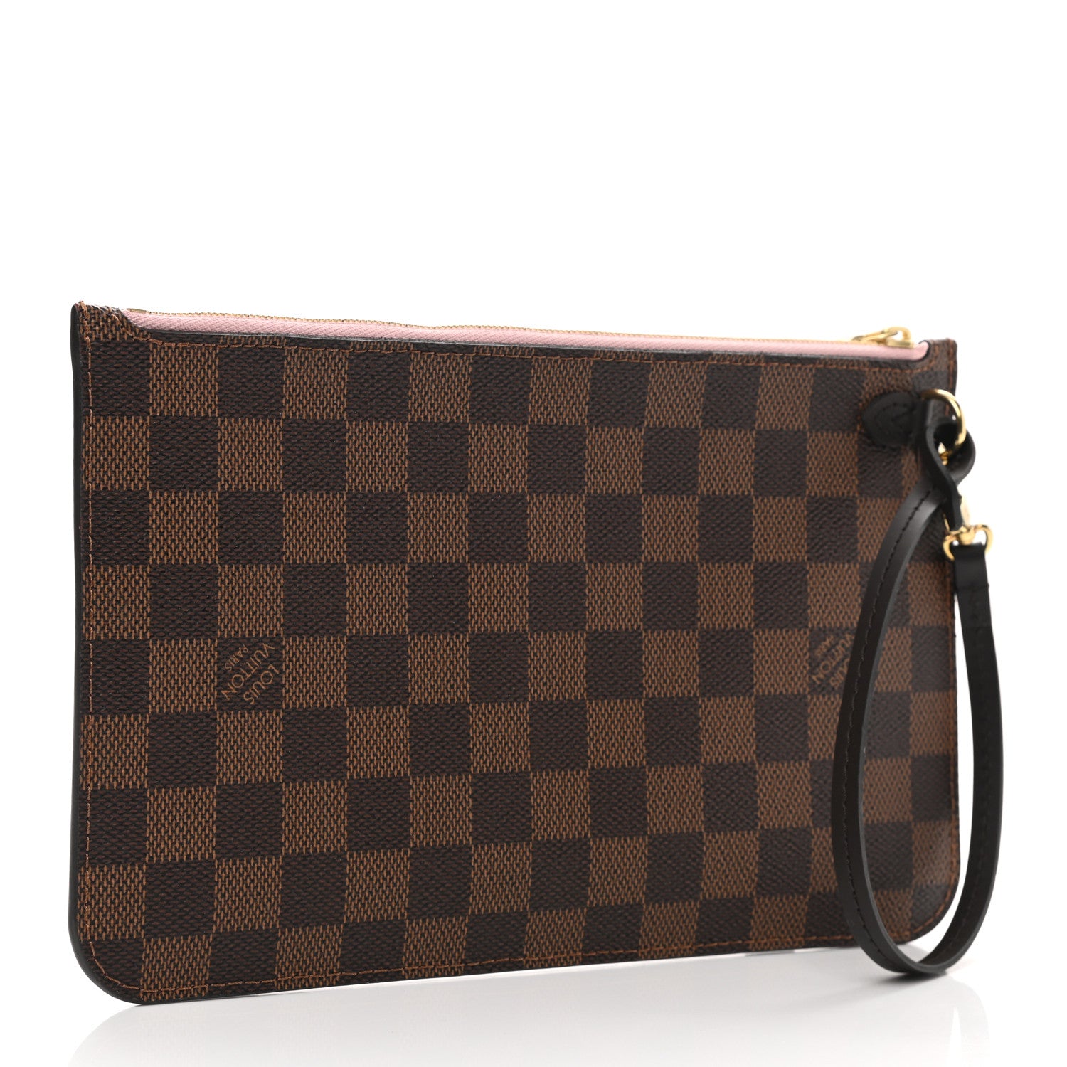 Louis Vuitton Damier Ebene Neverfull MM GM Pochette Rose Ballerine 4 of 8