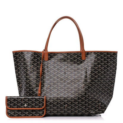 Goyard Goyardine Saint Louis GM Black Gold 1 of 7