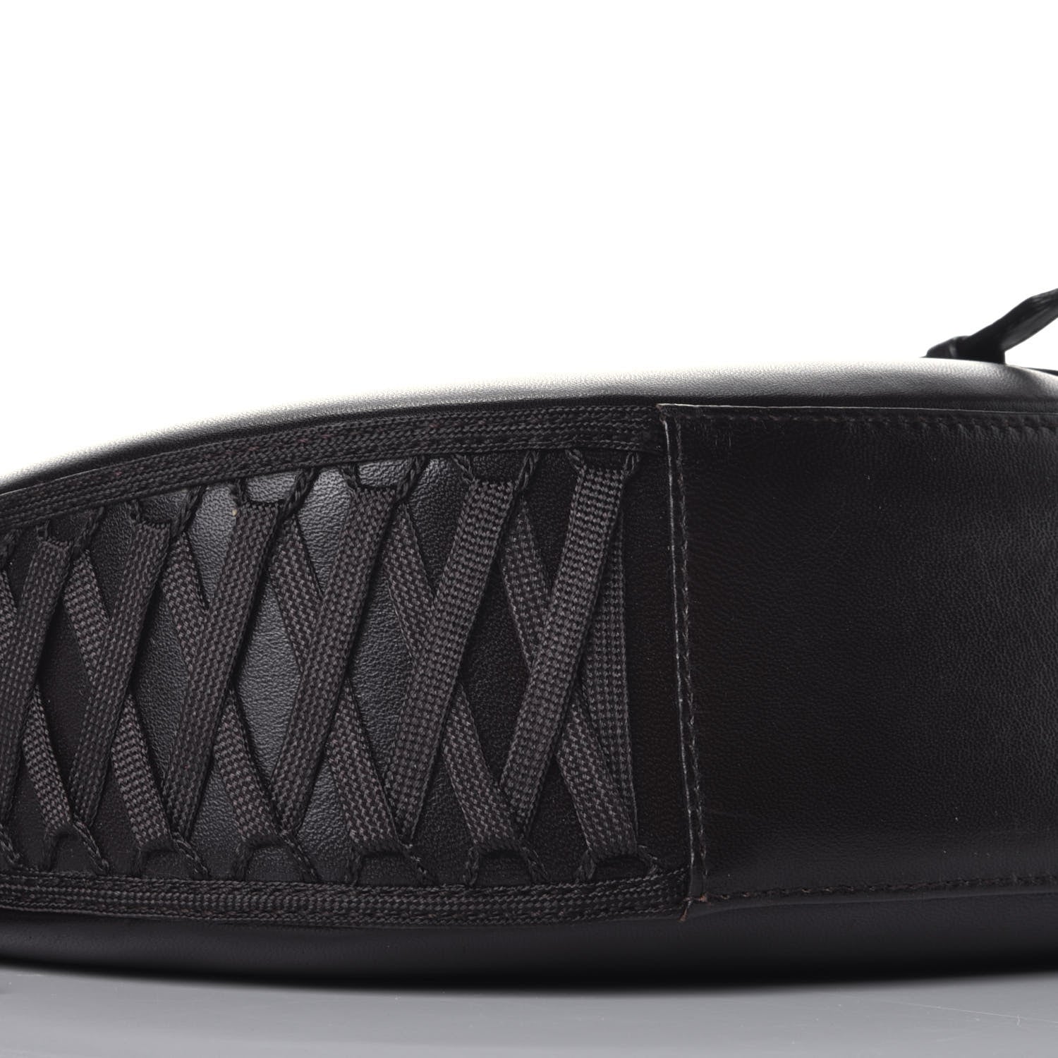 Christian Dior Calfskin Admit It Lace Up Hobo Black 7 of 8
