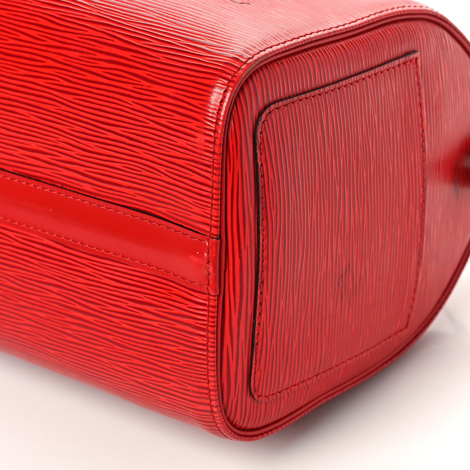 Louis Vuitton Epi Speedy 25 Castillan Red 9 of 11