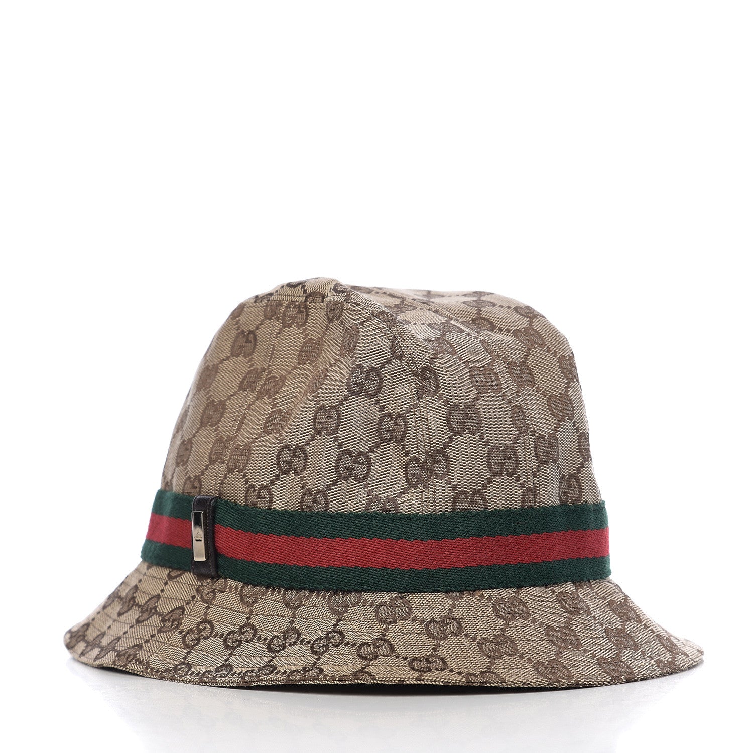 Gucci Monogram Web Bucket Hat L Brown 2 of 5