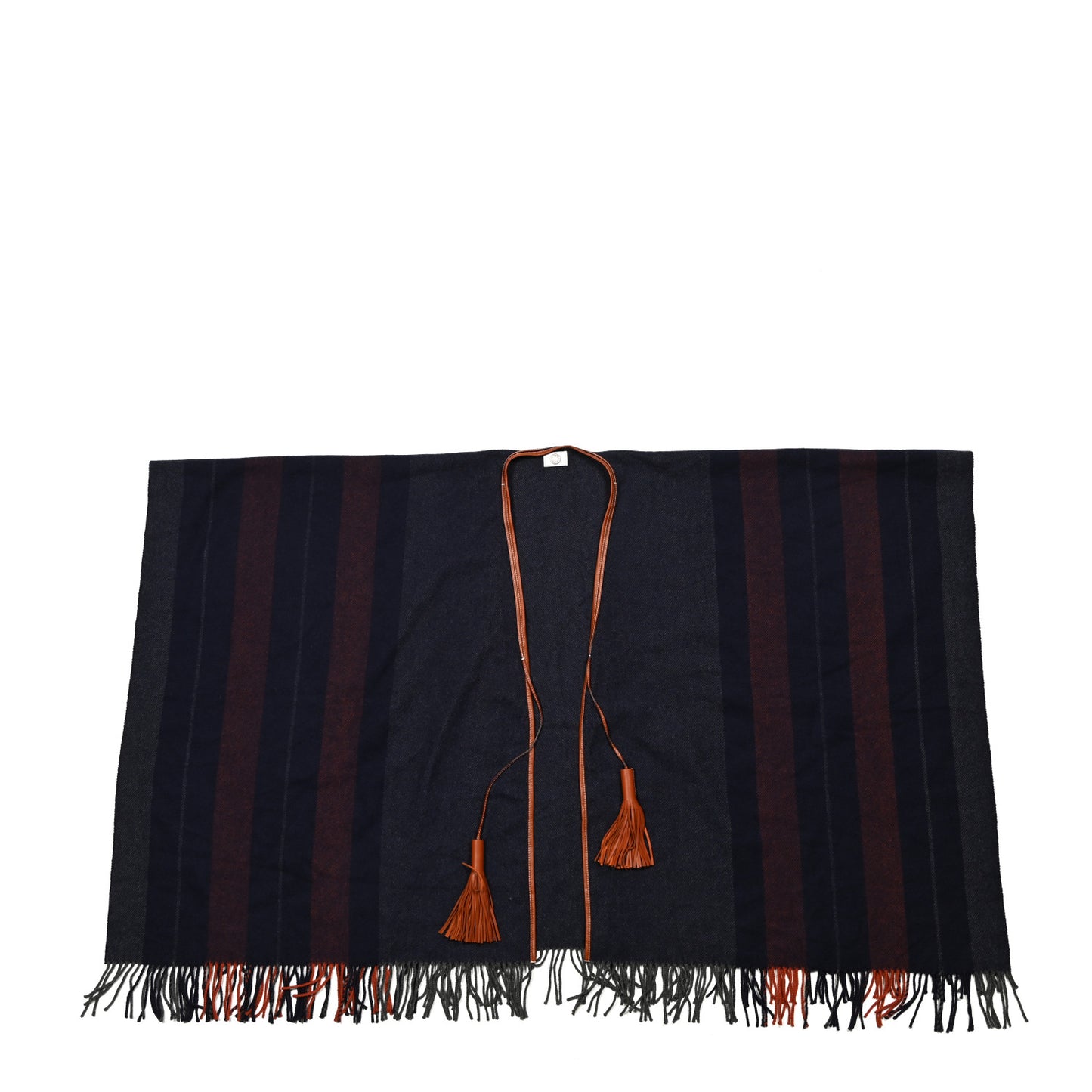 Merino Wool Cashmere Rocabar Poncho Gris