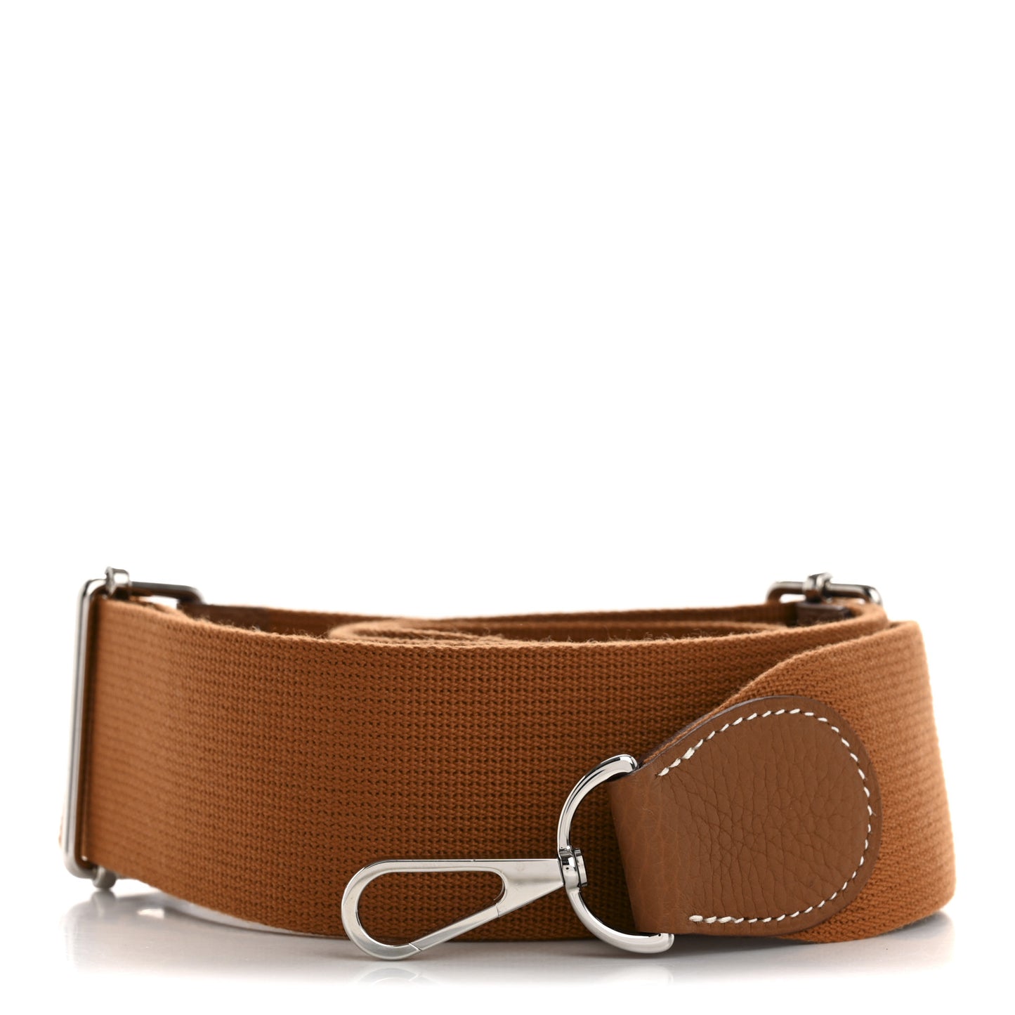Toile Taurillon Clemence Shoulder Strap Gold