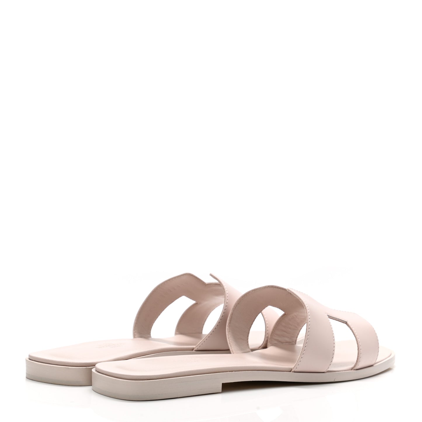 Box Calfskin Oran Sandals 39.5 Rose Pale