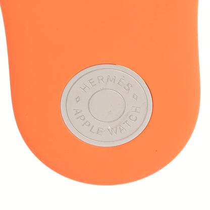 Hermes Silicone 40mm Apple Sports Watch Single Tour Band Orange 3 of 5