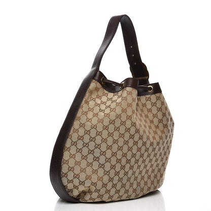 Gucci Monogram Medium Interlocking Icon Shoulder Bag Dark Brown 3 of 9