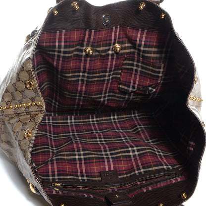 Gucci Crystal Monogram Medium Babouska Tote 5 of 7