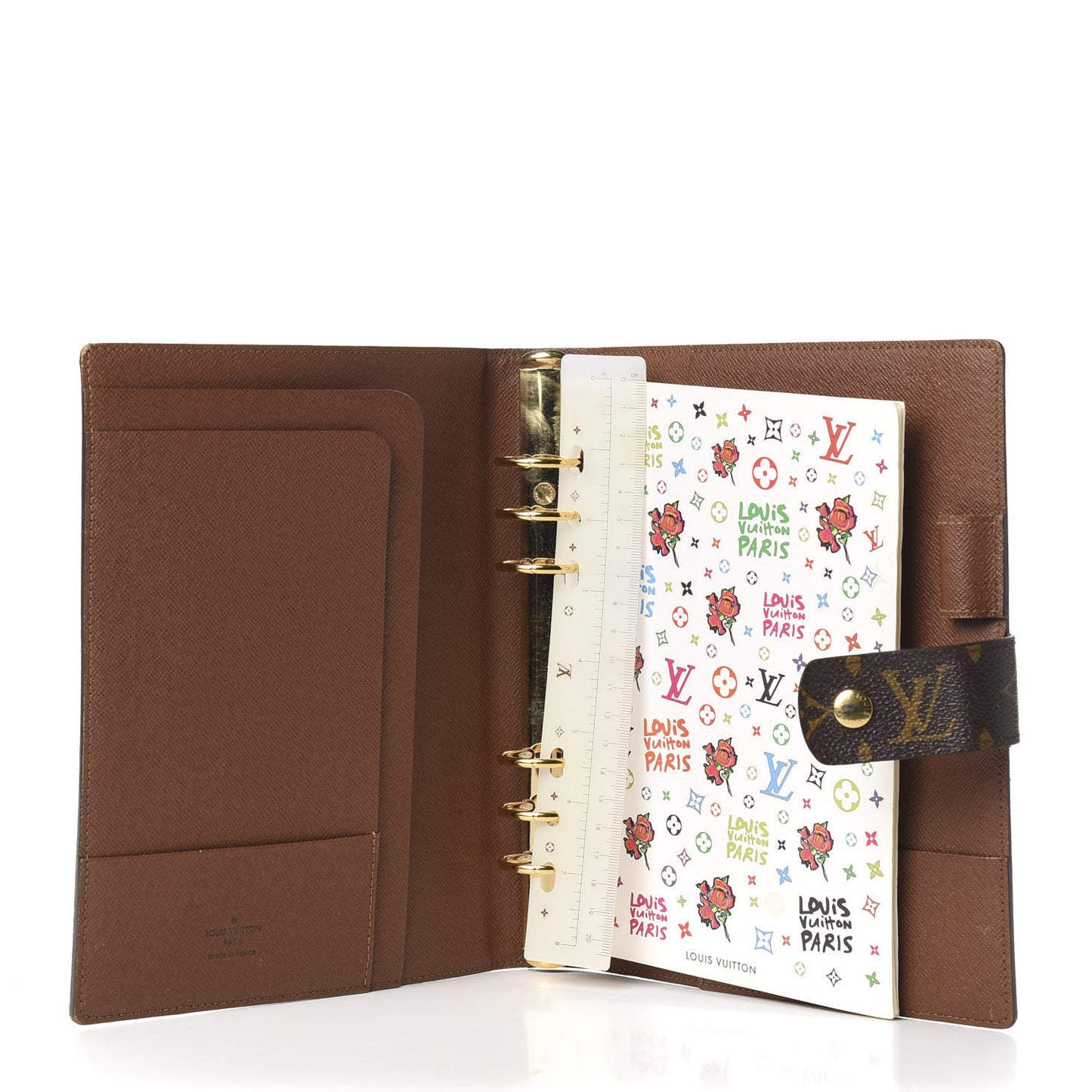 Monogram Large Ring Agenda Cover