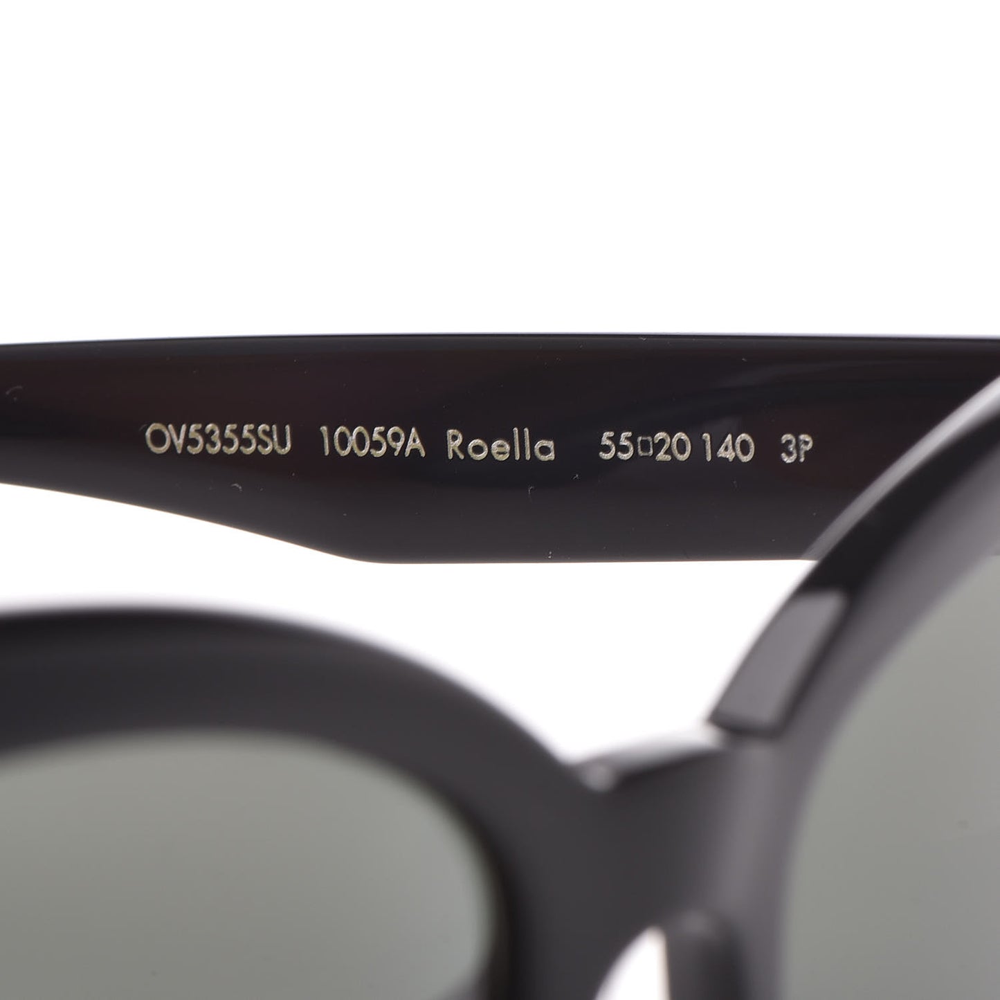 Acetate Cat Eye Roella Sunglasses Black