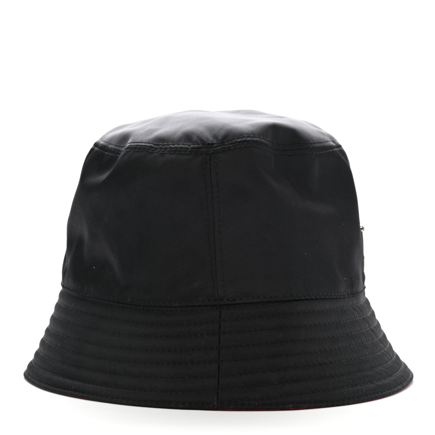 Nylon Bucket Hat S Black Rosso