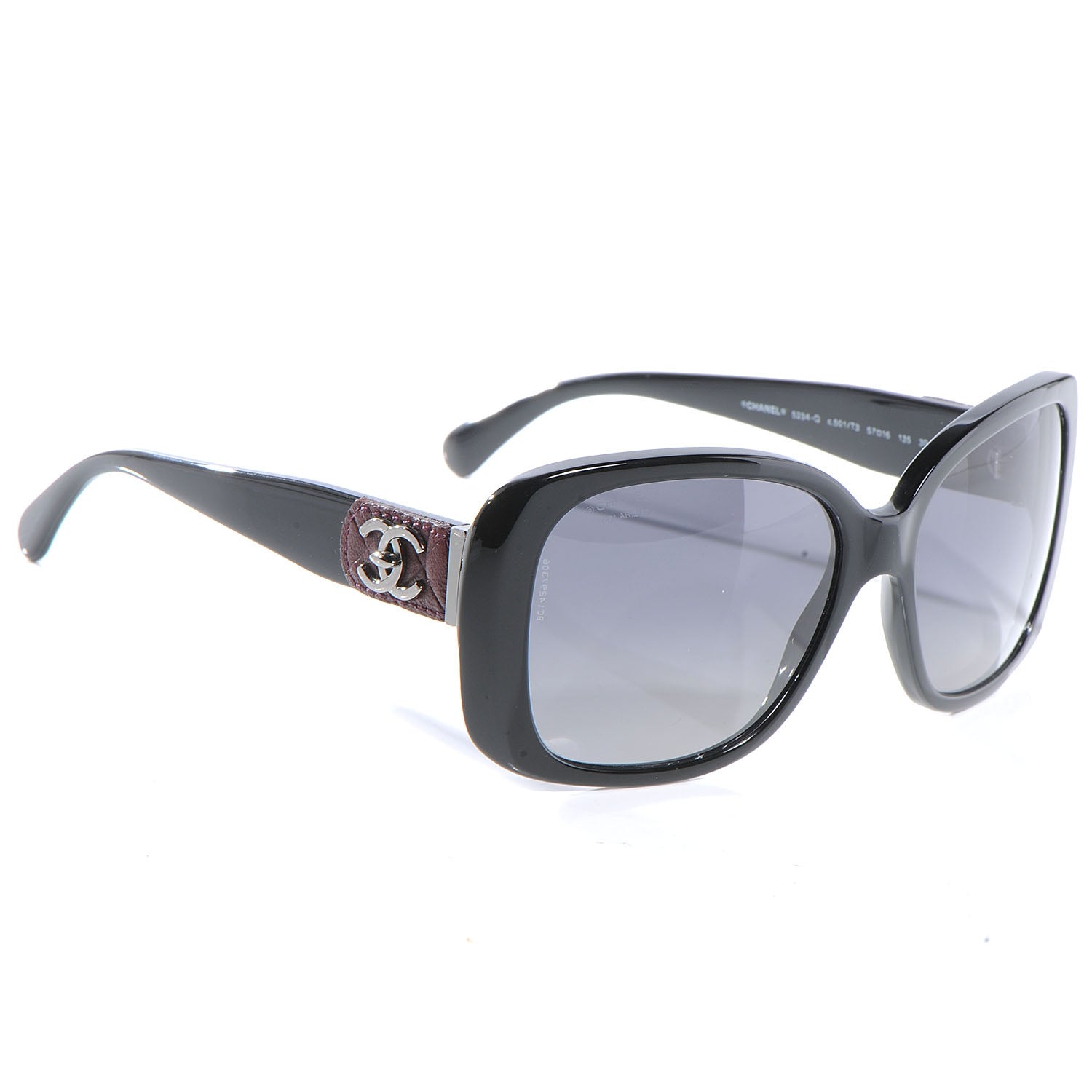 Chanel CC Turnlock Sunglasses 5234 Q Black 3 of 5