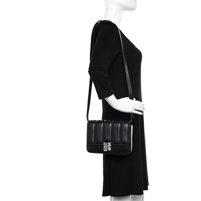 Givenchy Lambskin 4G Medium Padded Crossbody Bag Black 2 of 15