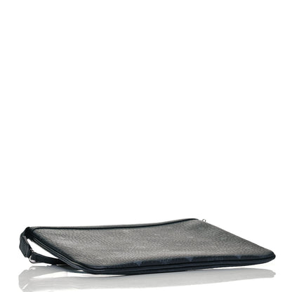 MCM Visetos Liz Shopper Tote Pouch Black 4 of 7