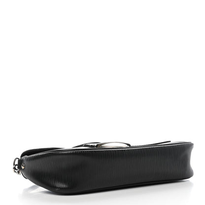 Louis Vuitton Epi Montaigne Clutch Black 3 of 4