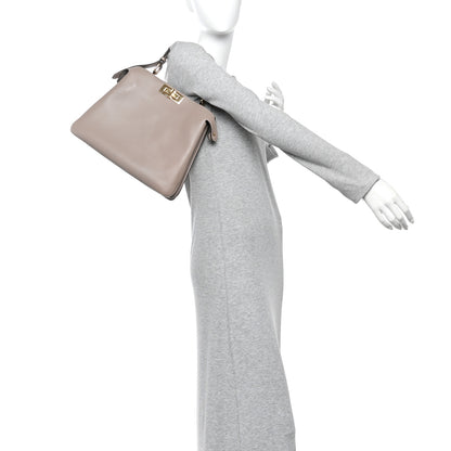 Fendi Vitello Medium Soft Peekaboo  Tortora 2 of 10