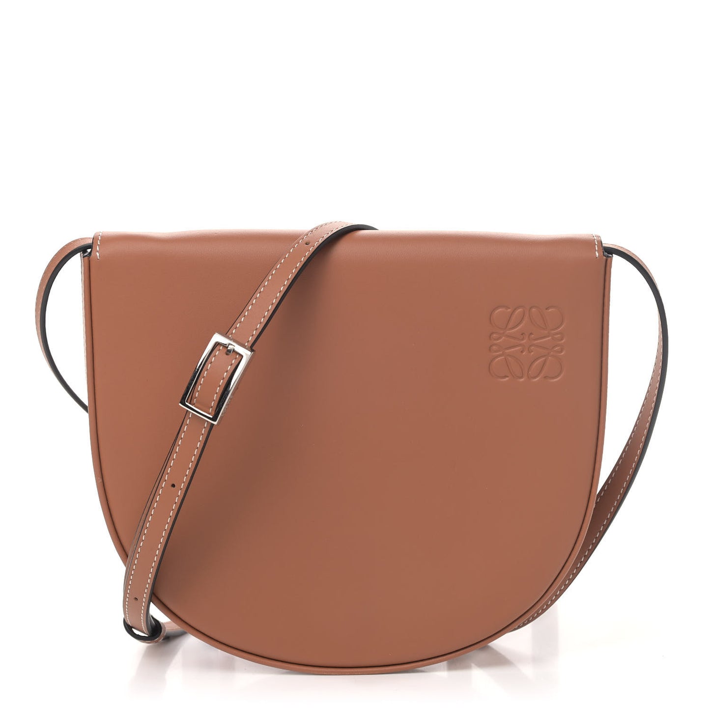 Soft Calfskin Small Heel Bag Tan