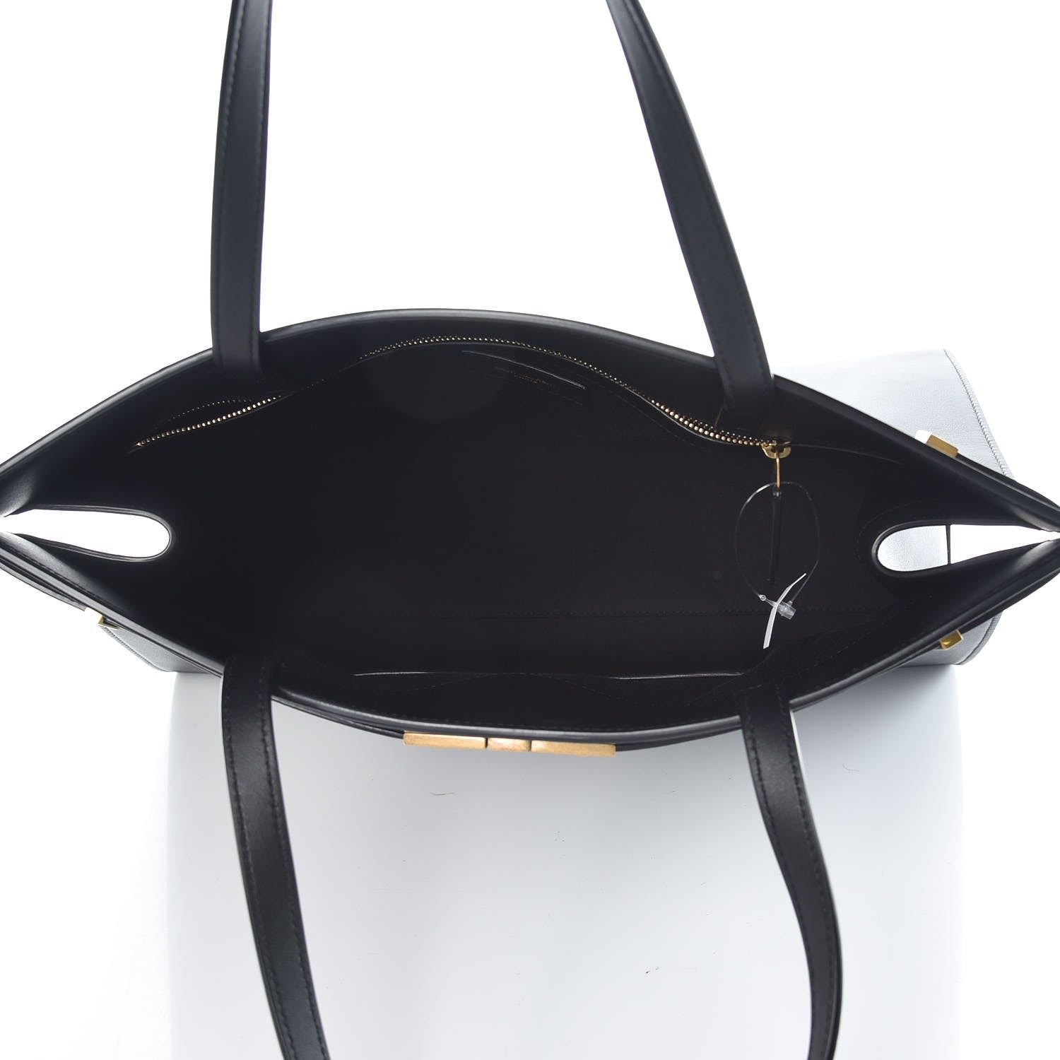 Saint Laurent Calfskin Medium Manhattan Shopper Tote Black 5 of 6