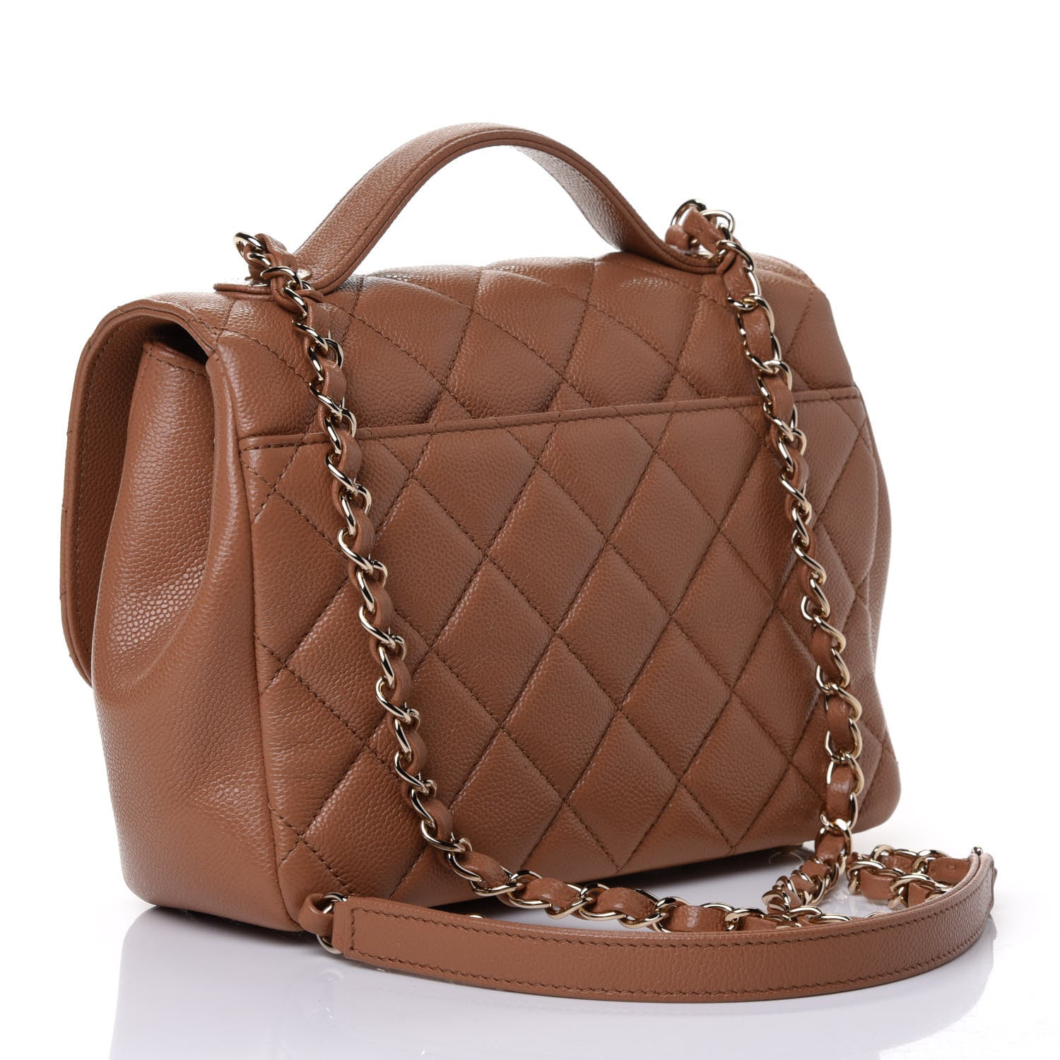 Chanel Caviar Quilted Medium Business Affinity Flap Brown 2 of 4