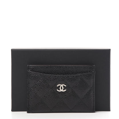 Chanel Caviar Quilted Card Holder Black 8 of 8