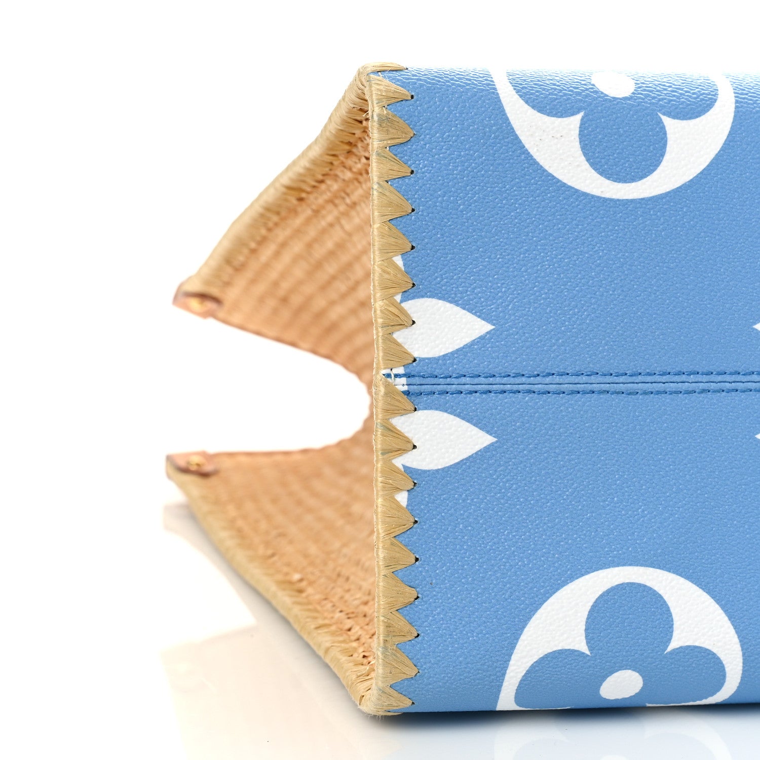 Louis Vuitton Monogram Giant Raffia Monaco By The Pool Onthego GM Blue 7 of 8