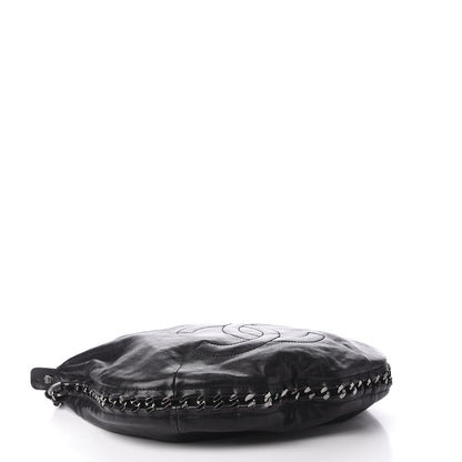Chanel Glazed Caviar Modern Chain Hobo Black 3 of 15