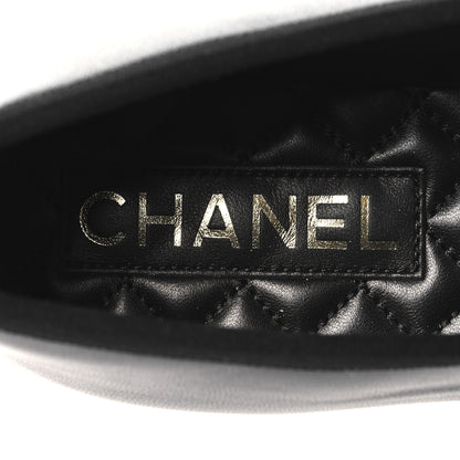 Chanel Lambskin Mary Jane Flats 40.5 Black 9 of 10