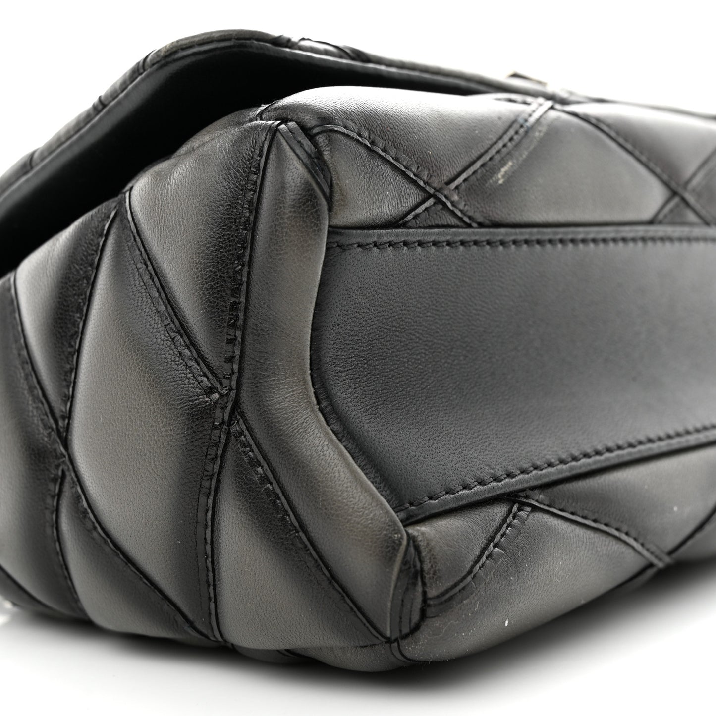 Lambskin Malletage GO-14 PM Charcoal