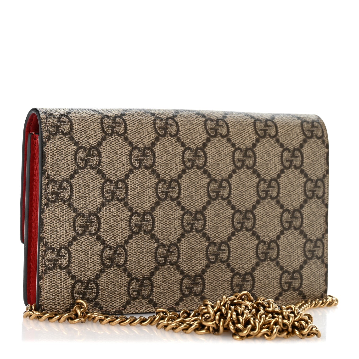 Gucci GG Supreme Monogram Mini Cherry Chain Bag 3 of 11