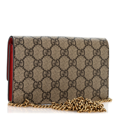 Gucci GG Supreme Monogram Mini Cherry Chain Bag 3 of 11
