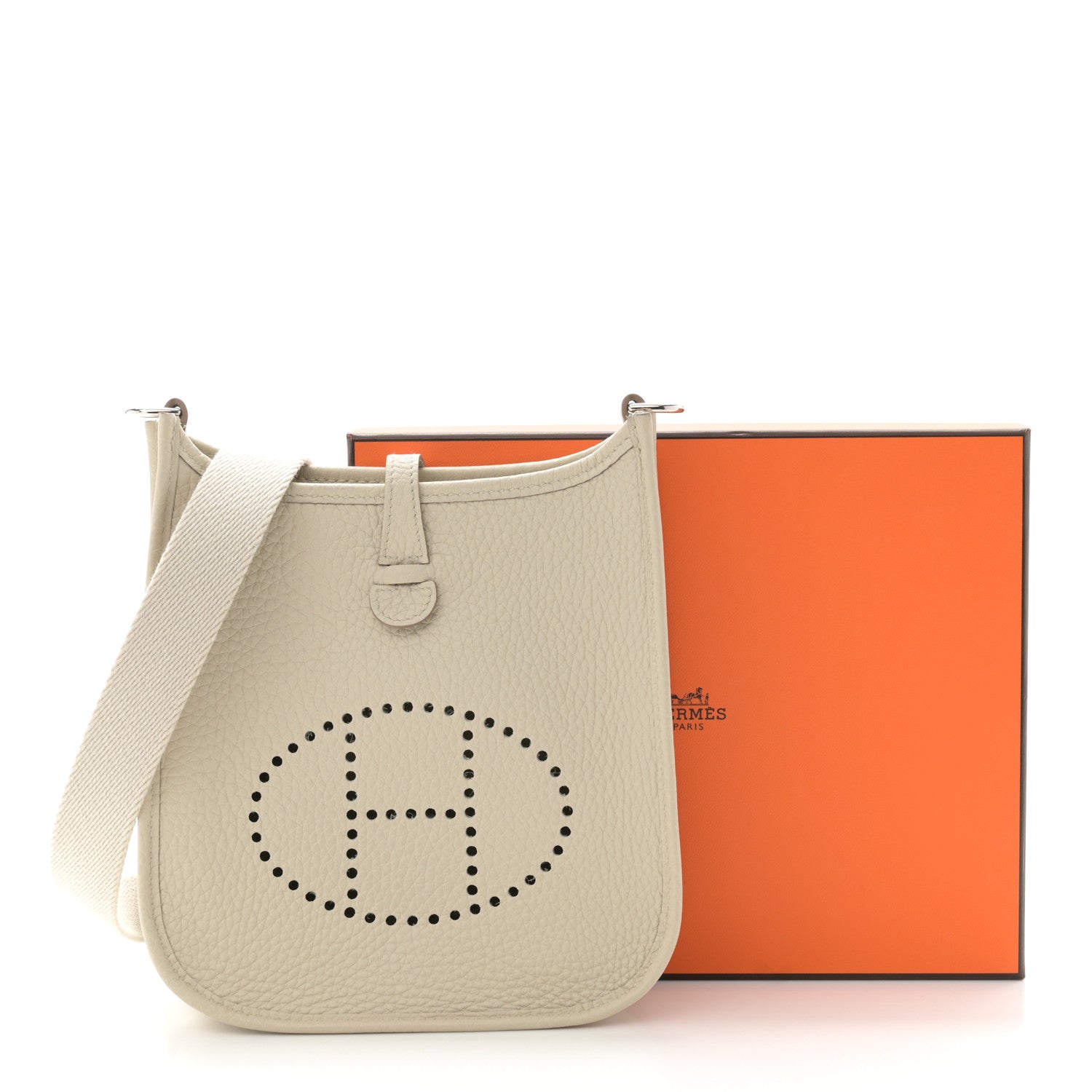 Hermes Taurillon Clemence Amazone Evelyne TPM Beton 11 of 11