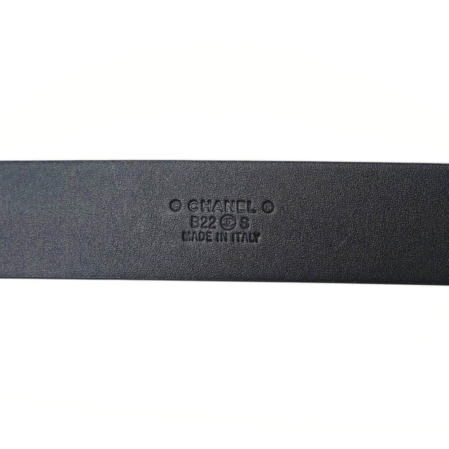 Chanel Calfskin Lambskin CC Chain Belt 95 38 Black Gold 3 of 8