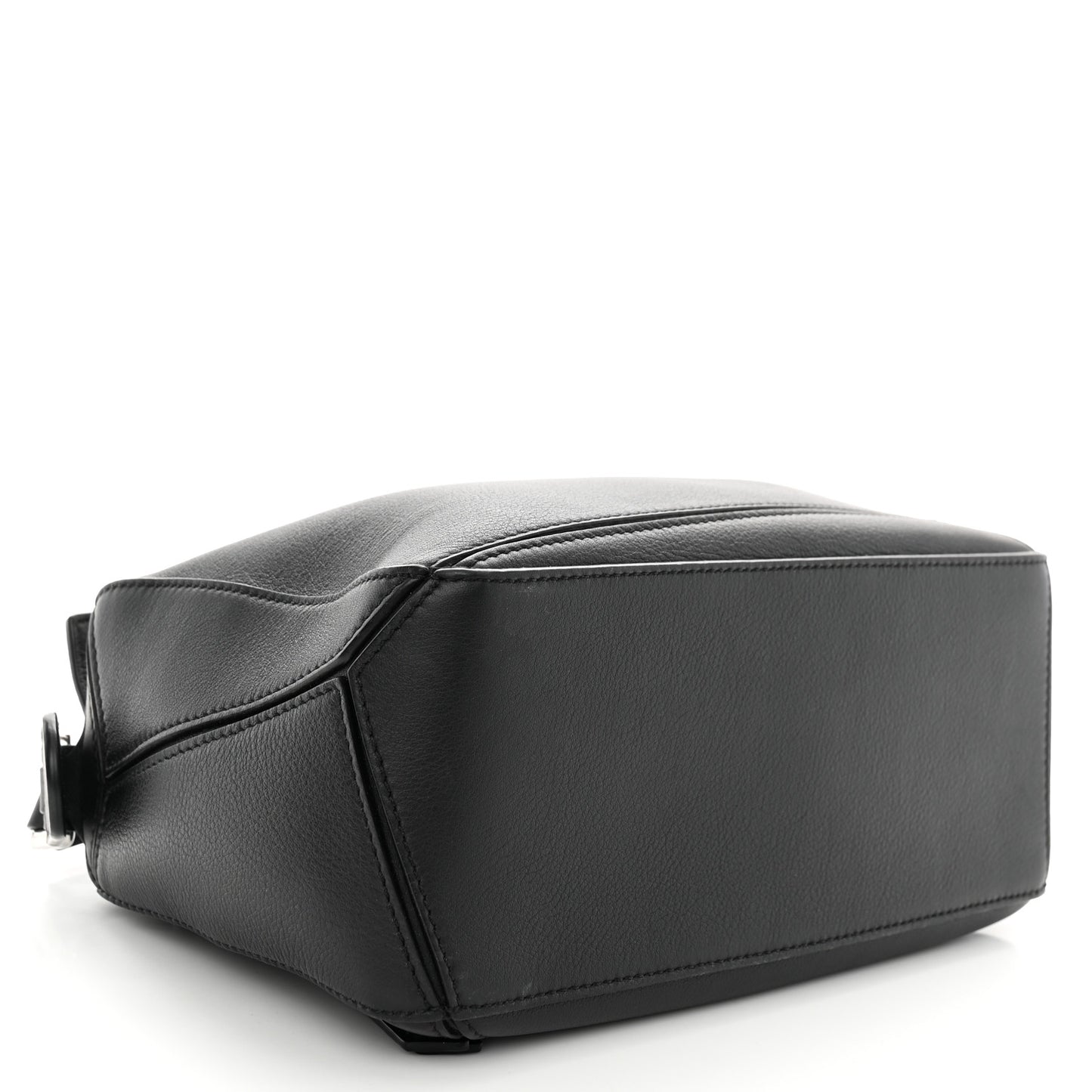 Calfskin Small Puzzle Bag Black