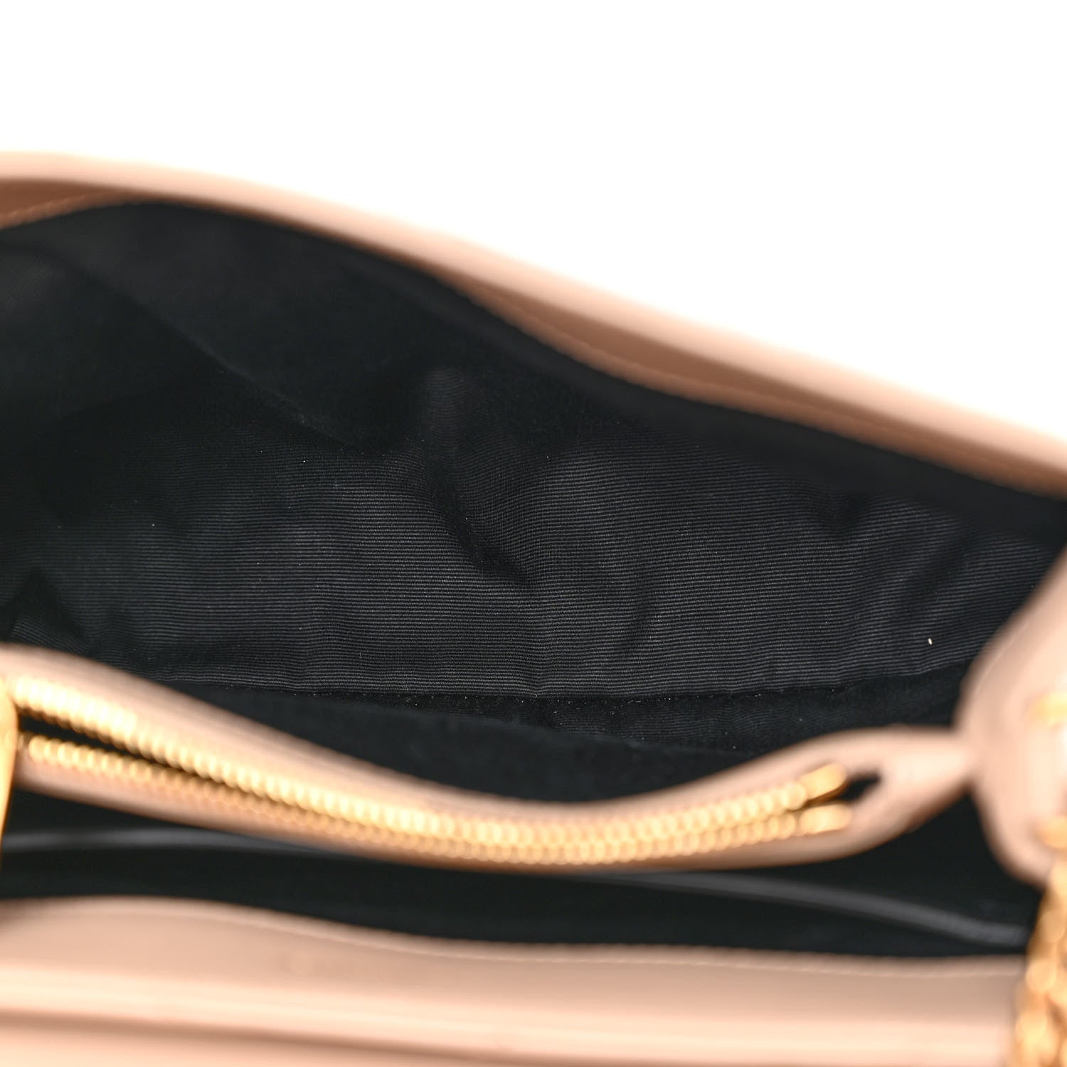 Saint Laurent Calfskin Y Quilted Monogram Small Loulou Chain Satchel Dark Beige 5 of 11