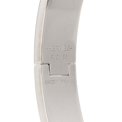Hermes Enamel Narrow Clic Clac H Bracelet GM Black 4 of 5