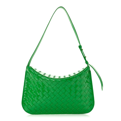 Bottega Veneta Spazzolato Intrecciato Flap Shoulder Bag Parakeet 1 of 12