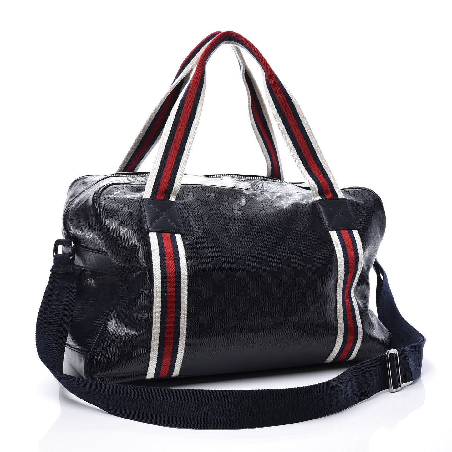 Imprime Monogram Large Web Carry On Duffle Bag Blue