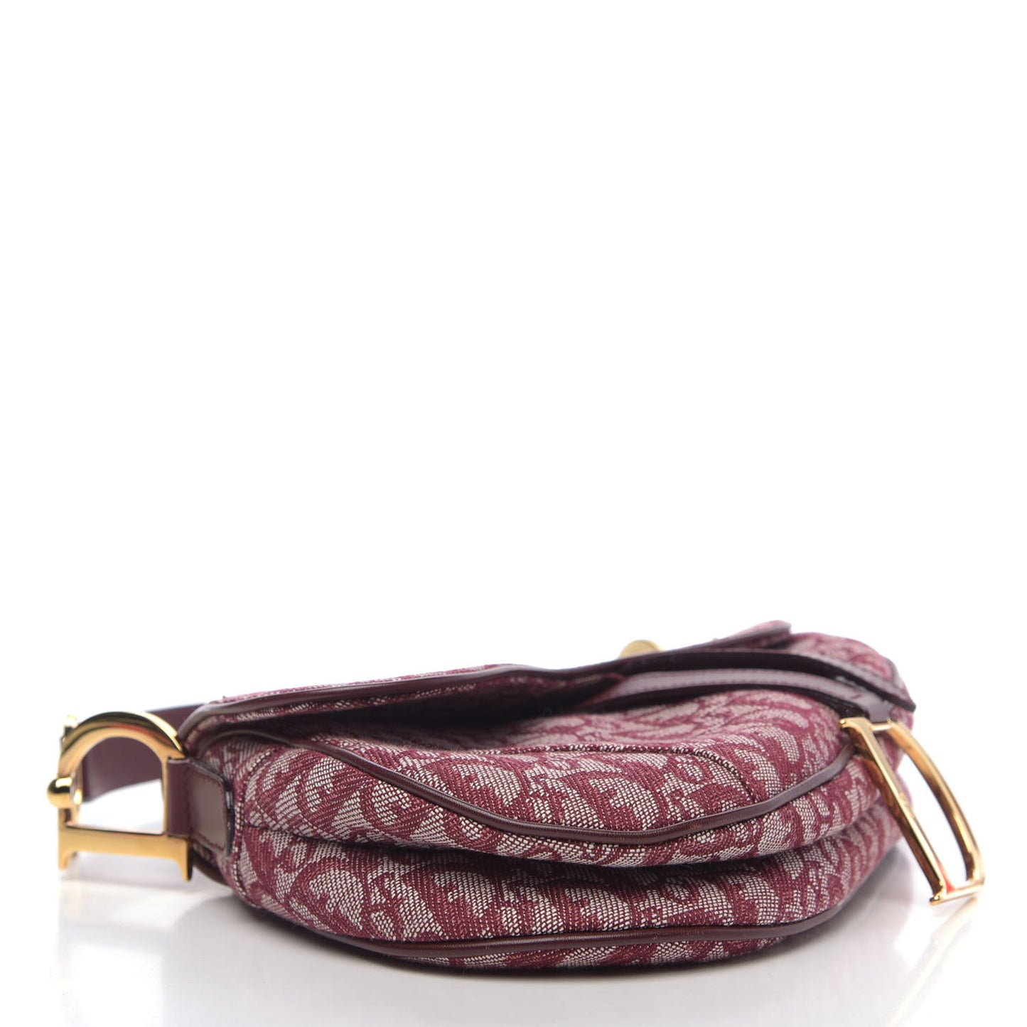Monogram Saddle Bag Burgundy
