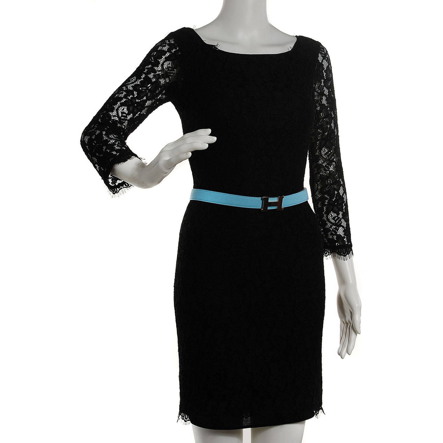 Epsom Swift 24mm Mini Constance H Belt 75 Bleu Atoll Colvert