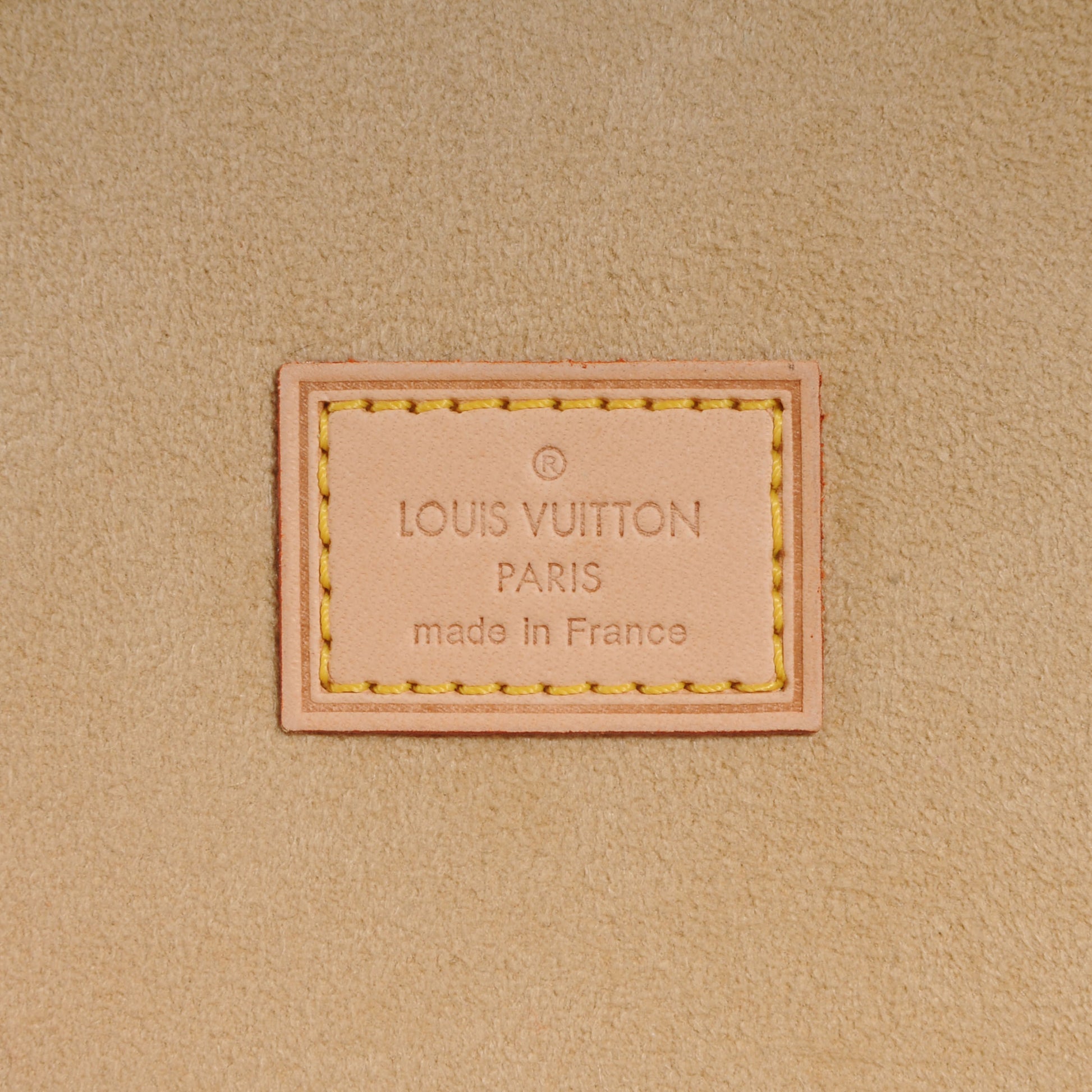 Louis Vuitton 18k Yellow Gold Pearl Monogram Hoop Earrings 6 of 11