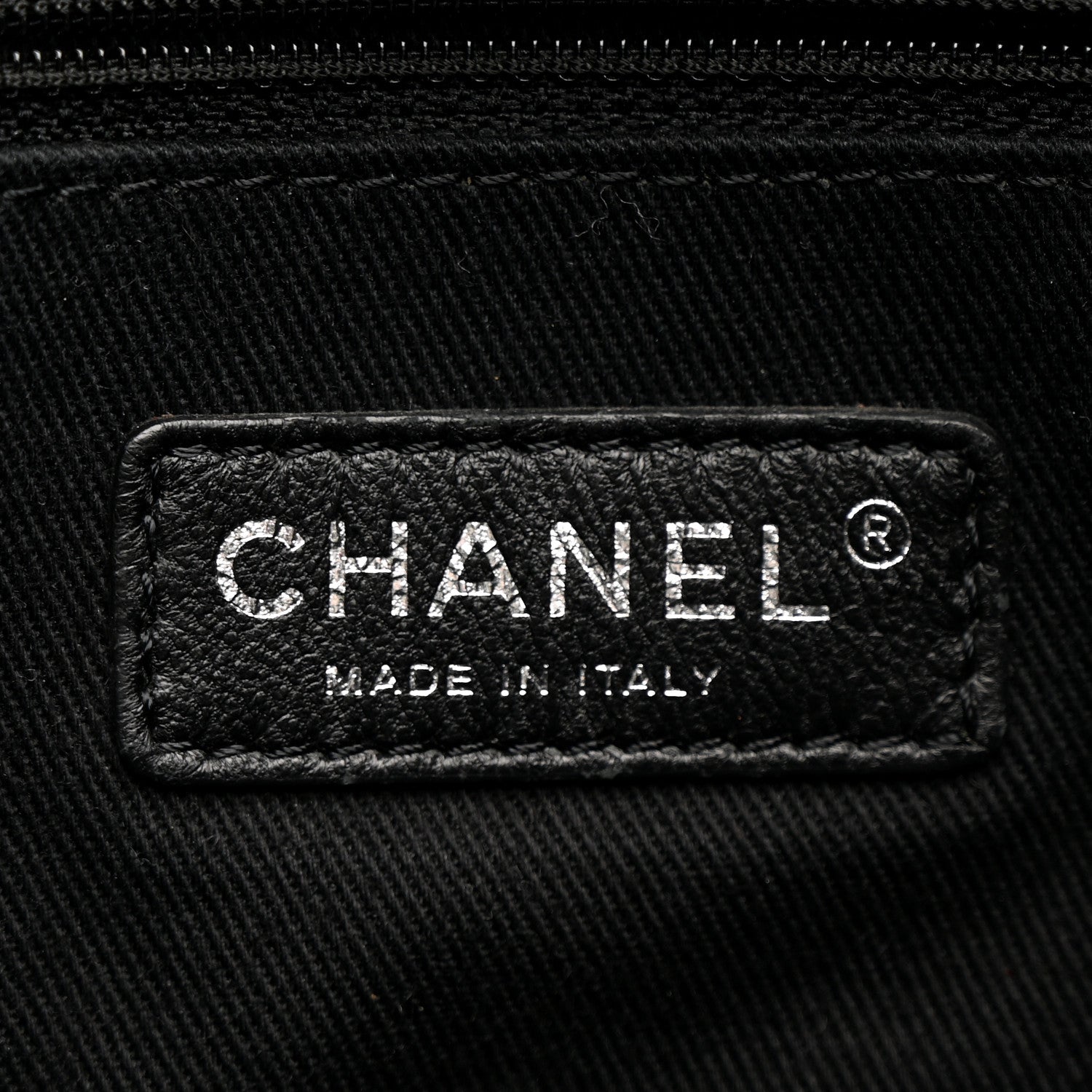 Chanel Canvas Mini Deauville Tote Dark Grey 6 of 10