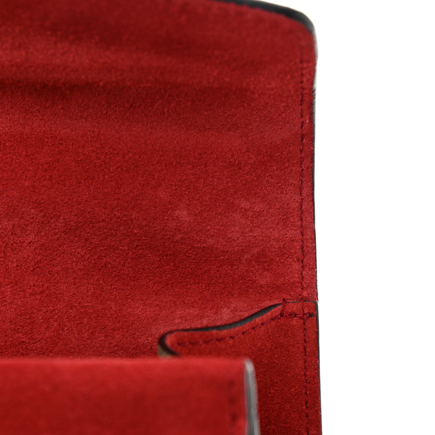 GG Supreme Monogram Suede Mini Dionysus Shoulder Bag Beige Ebony Vulcanic Red