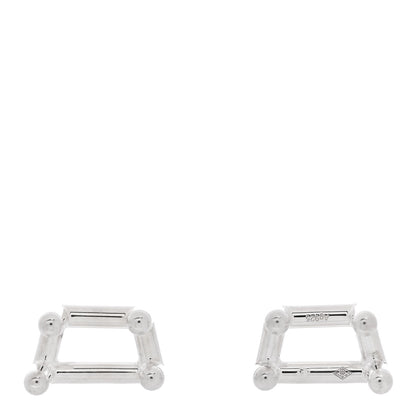 Hermes Sterling Silver Ever Chaine d'ancre Cufflinks 4 of 8