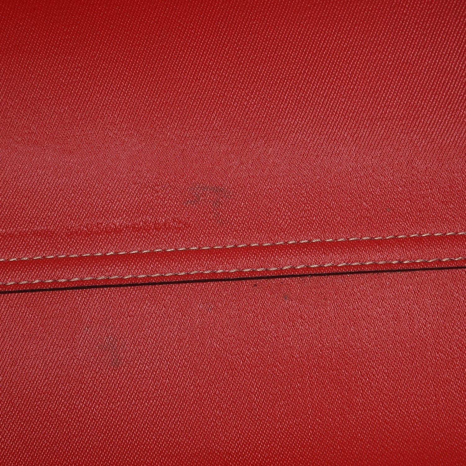 Gucci GG Supreme Monogram Medium Reversible Tote Beige Red 11 of 13