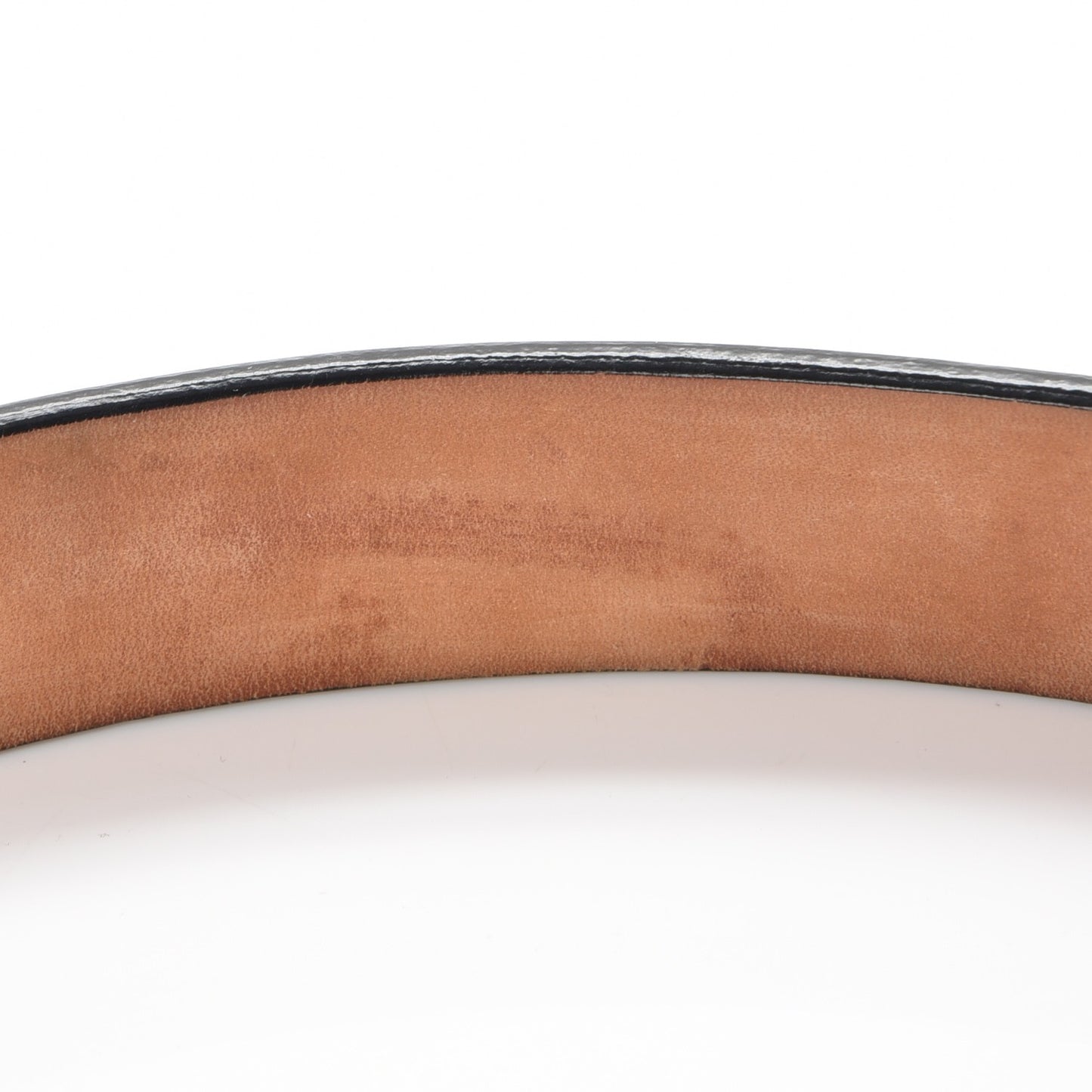 Calfskin 30mm LV Initiales Belt 80 32 Black