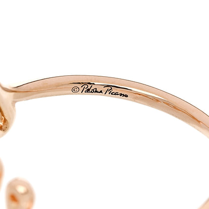 Tiffany 18K Rose Gold Paloma's Graffiti Love Ring 54 7 4 of 6